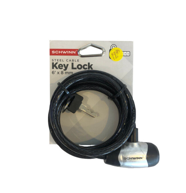 Schwinn 6′ x 8mm Key Lock
